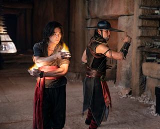 Ludi Lin’s Liu Kang and Max Huang’s Kung Lao in Mortal Kombat