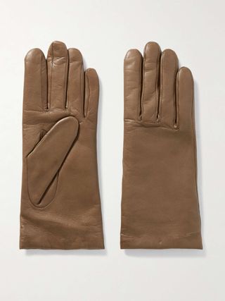 AGNELLE Ines Leather Gloves