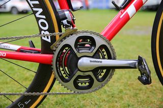 Shimano Dura-Ace cranks with SRM Power Meters for Trek-Segafredo's Laurent Didier