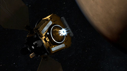 NASA Mars Probe on Target for Orbital Arrival