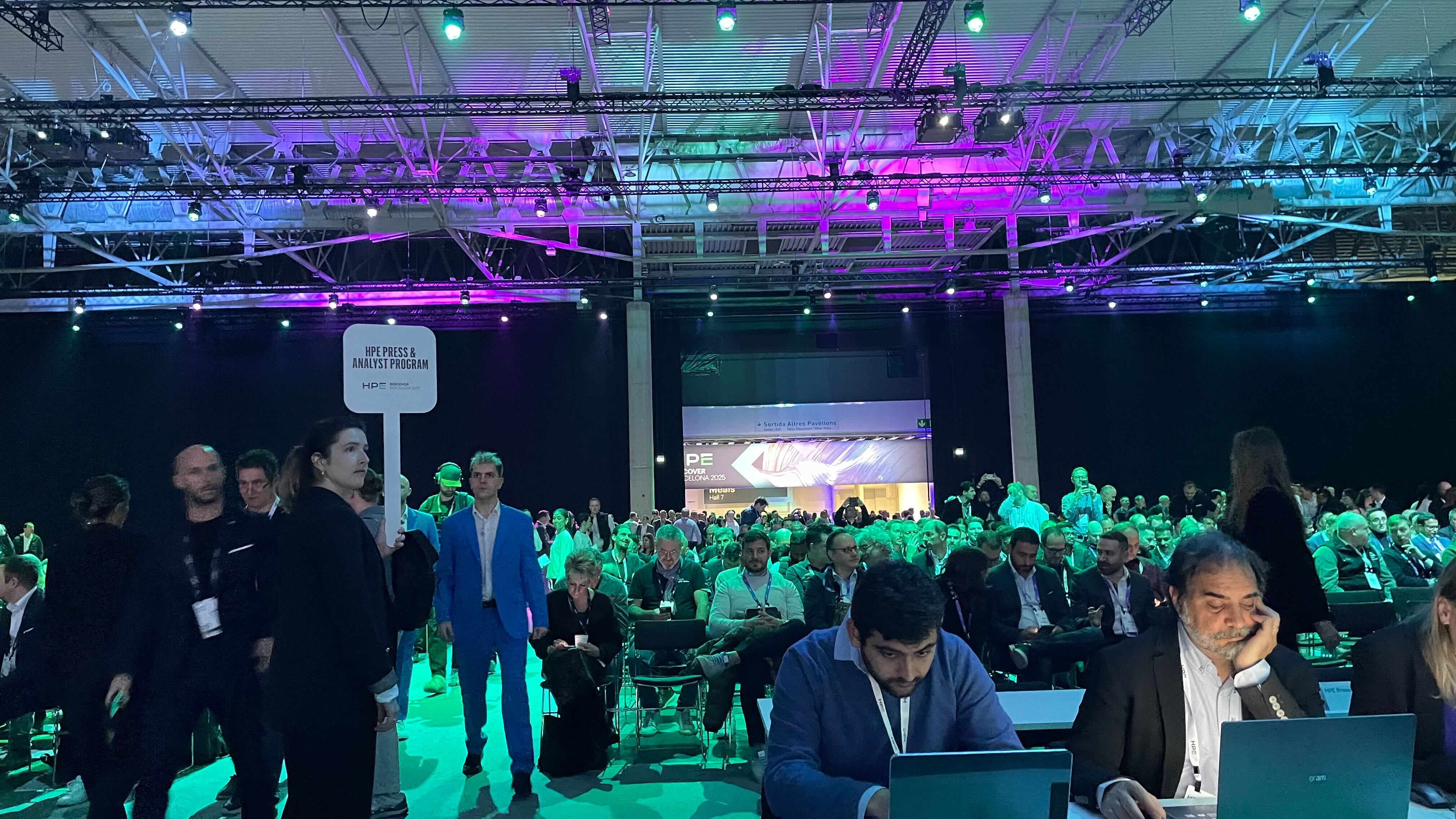 Crowd in the Fira Barcelona at HPE Discover Barcelona 2025