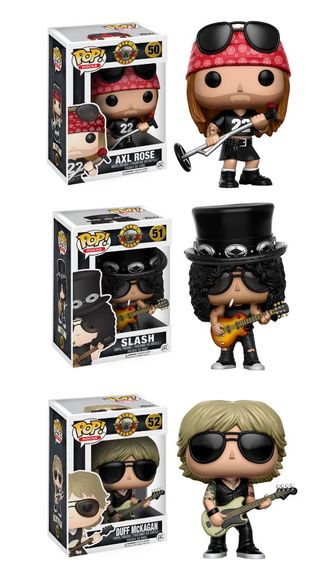 Guns N Roses Funko Vinyl Pop figures