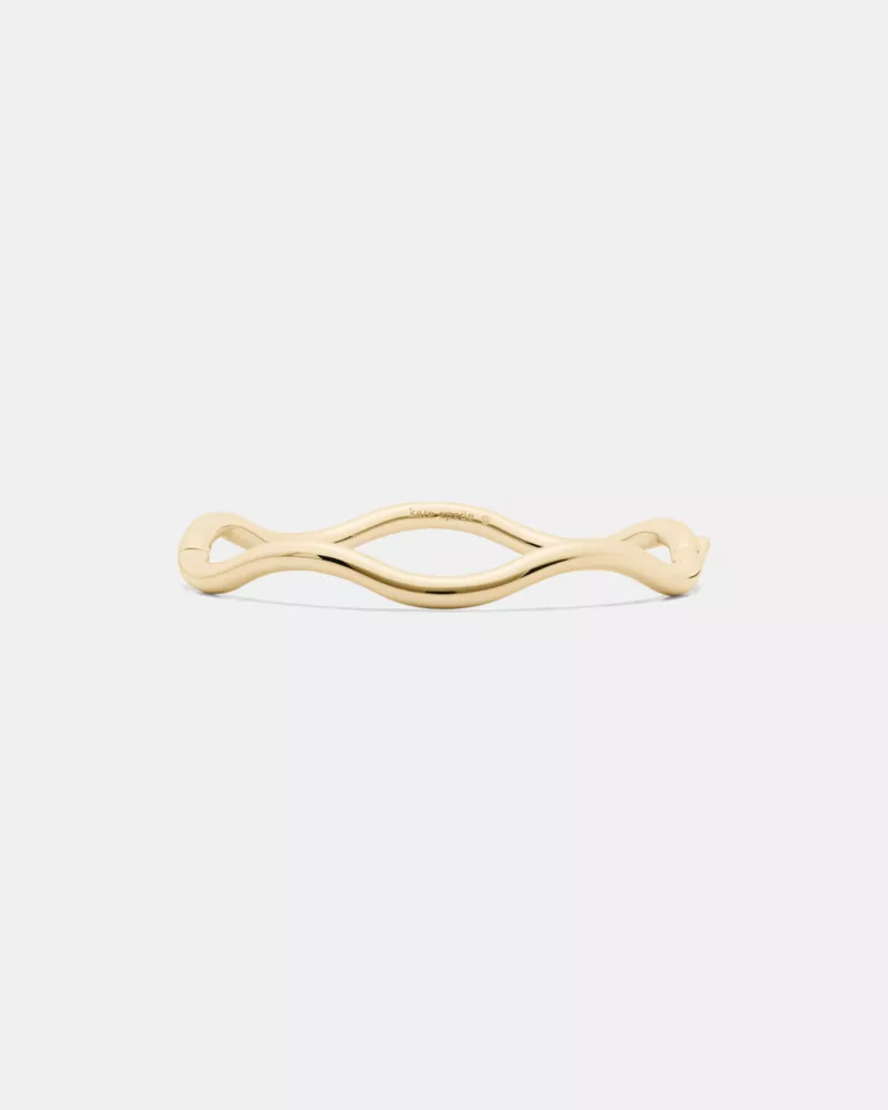 Wave Thin Bangle