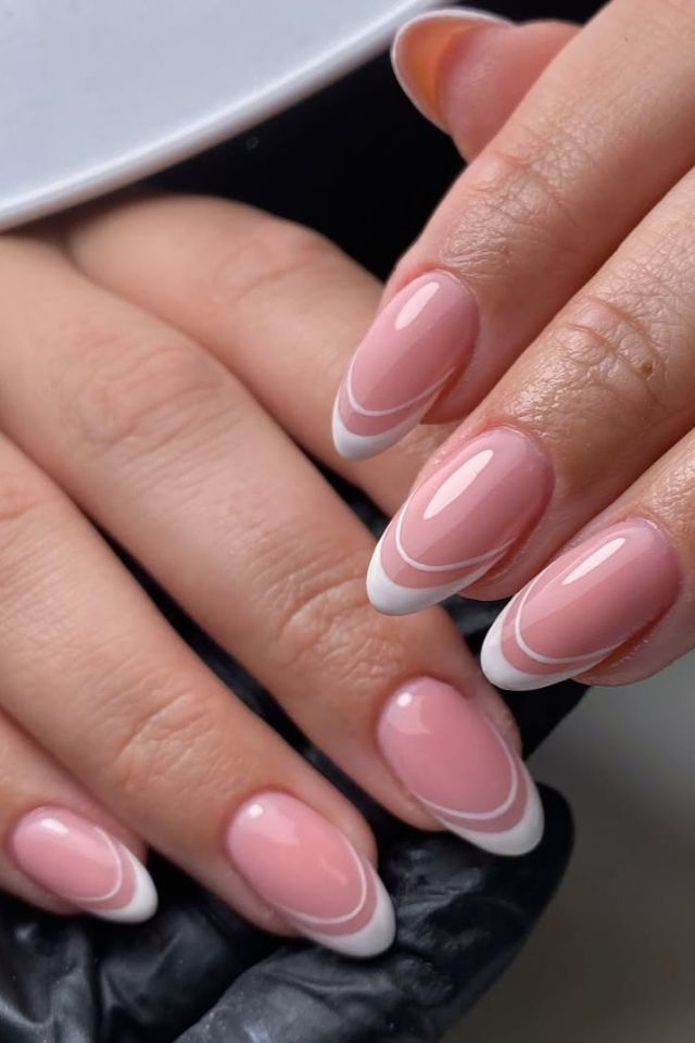 @natalie_thedollshouse Double French Tip Nails-2