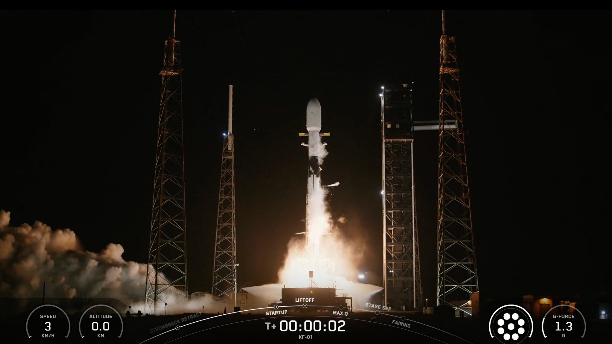 A SpaceX Falcon 9 rocket launches 24 satellites for Amazon&#039;s Project Kuiper broadband constellation from Florida on July 16, 2025.