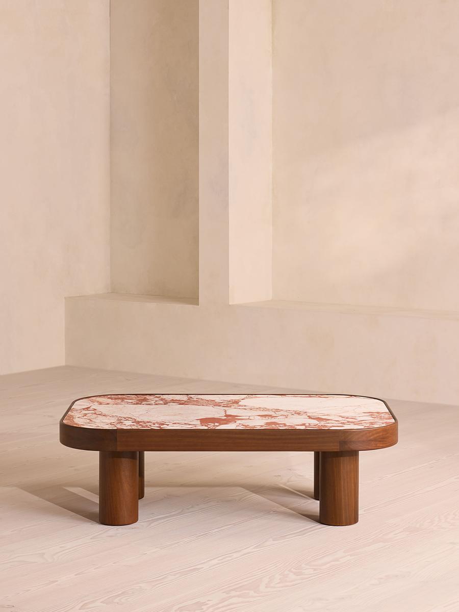 Sylvan Outdoor Coffee Table, Bulgari Marble