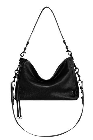 Mab Zip Leather Crossbody Bag