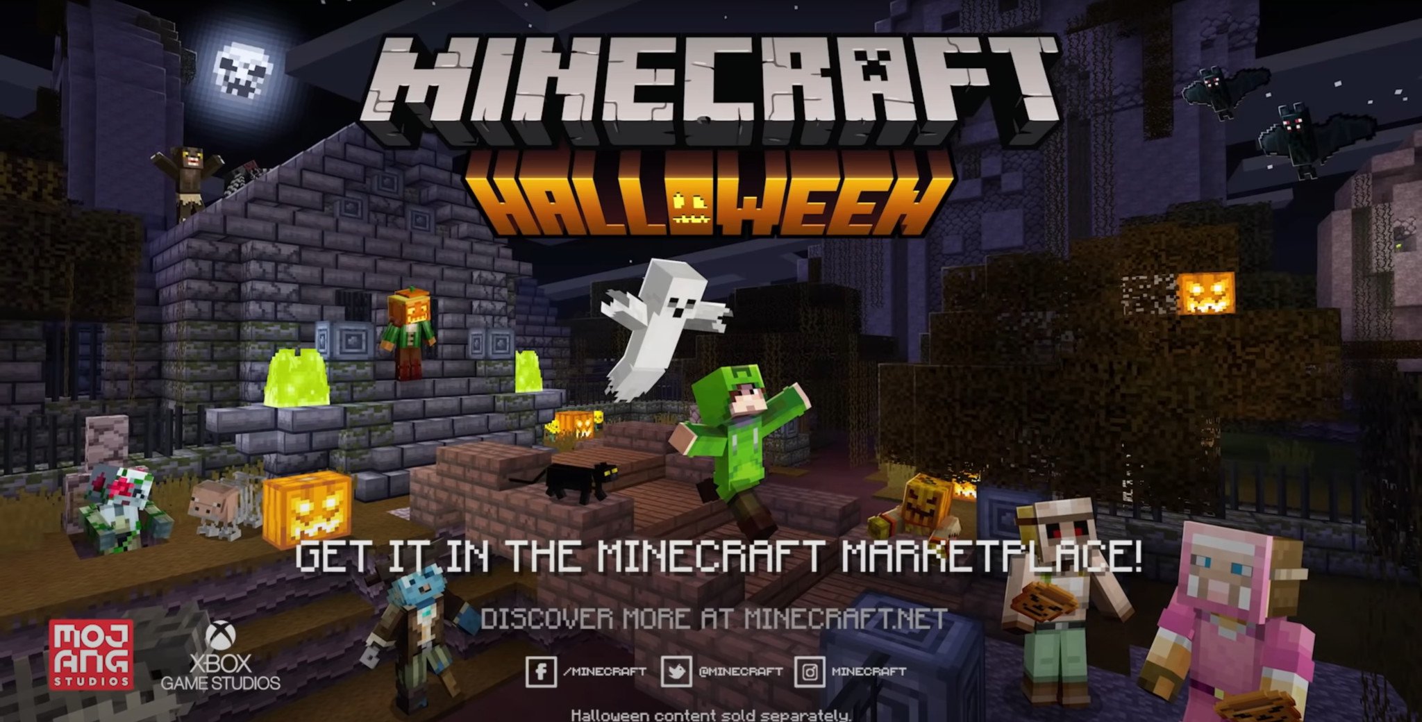 Minecraft Marketplace celebrates Halloween with new Collection, freebies available too  Windows 