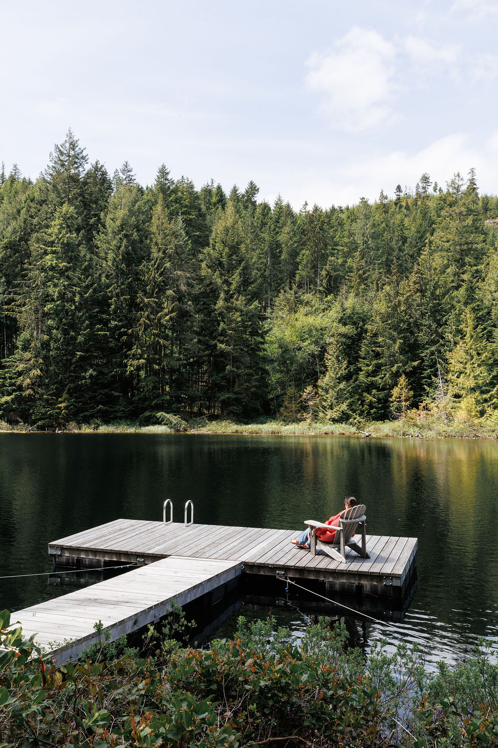 Wood-lined Canadian cabin interiors