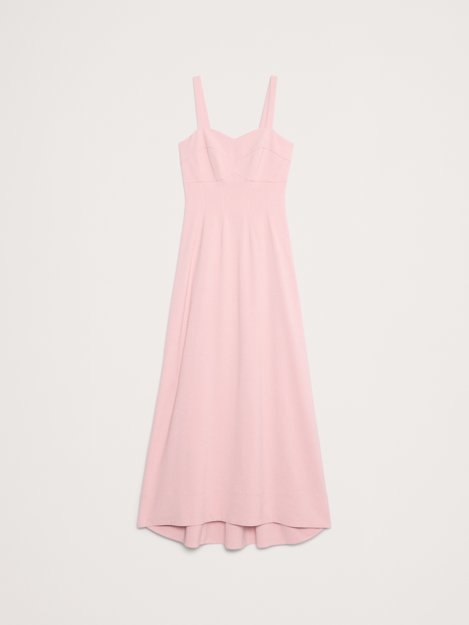 Stretch-Sateen Sweetheart Maxi Dress