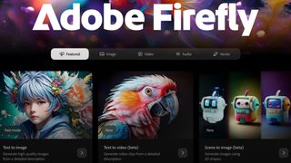 Adobe Firefly web app