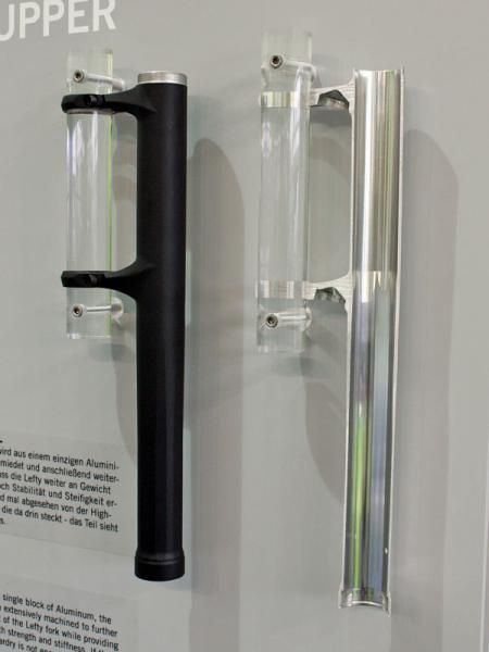 Several 2010 Lefty forks feature Cannondale's new OPI (One Piece Integration) forged one-piece upper assembly.