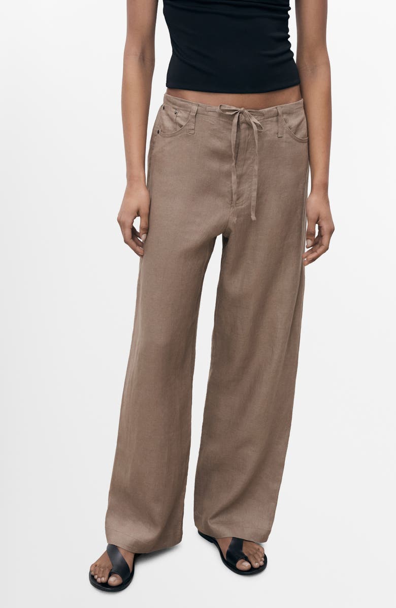 Wide Leg Linen Pants