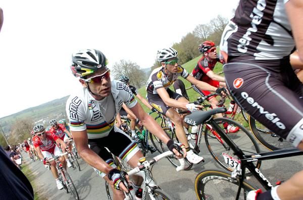 World champion Cadel Evans (BMC) is on fine form in the Ardennes classics.