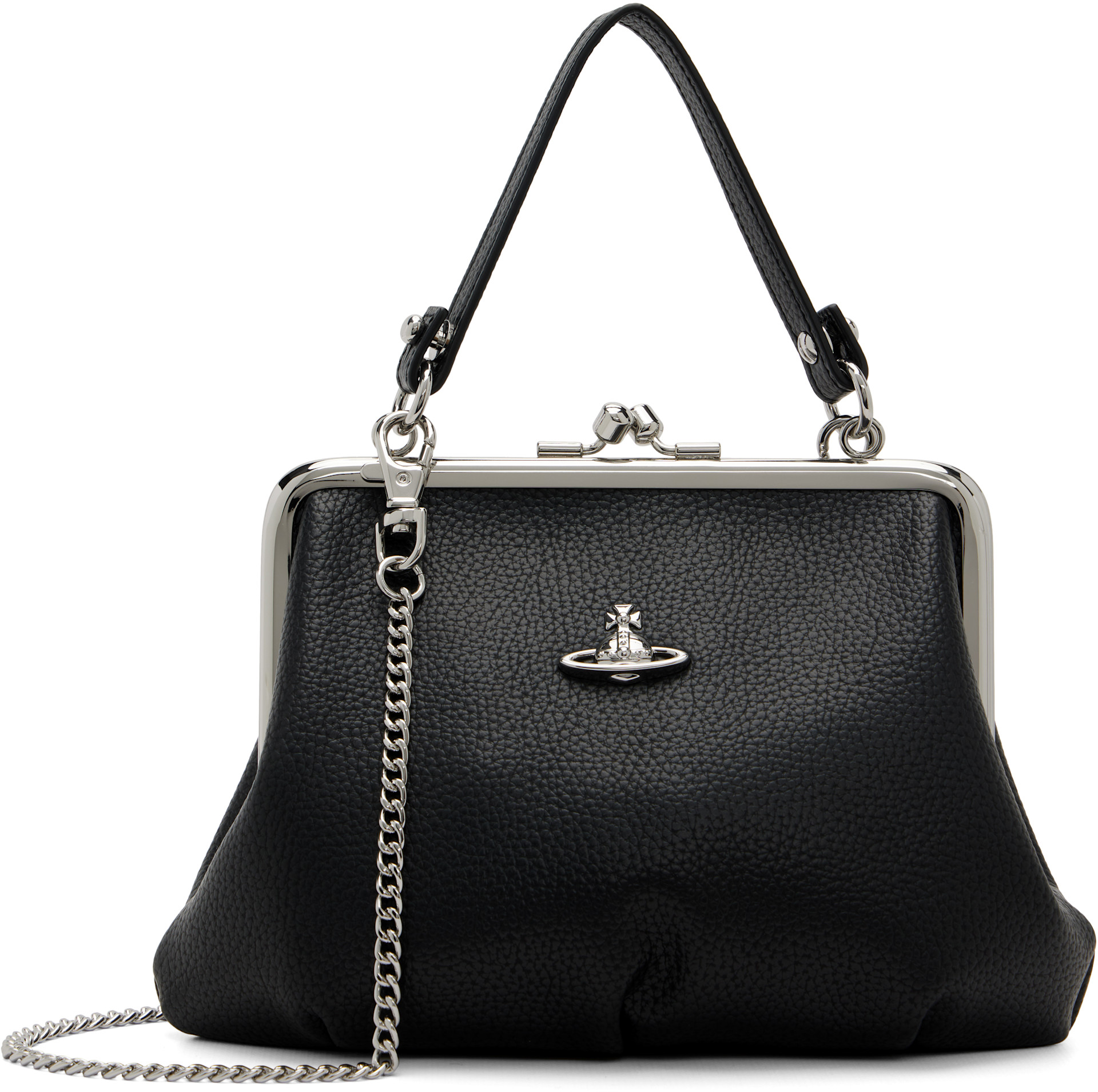 Black Granny Frame Bag