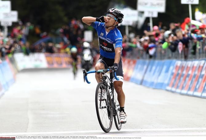 Julian Arredondo (Trek Factory Racing) celebrates his Stage 18 victory