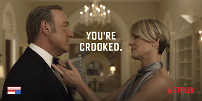 Netflix has enlisted Frank Underwood in the fight for net neutrality