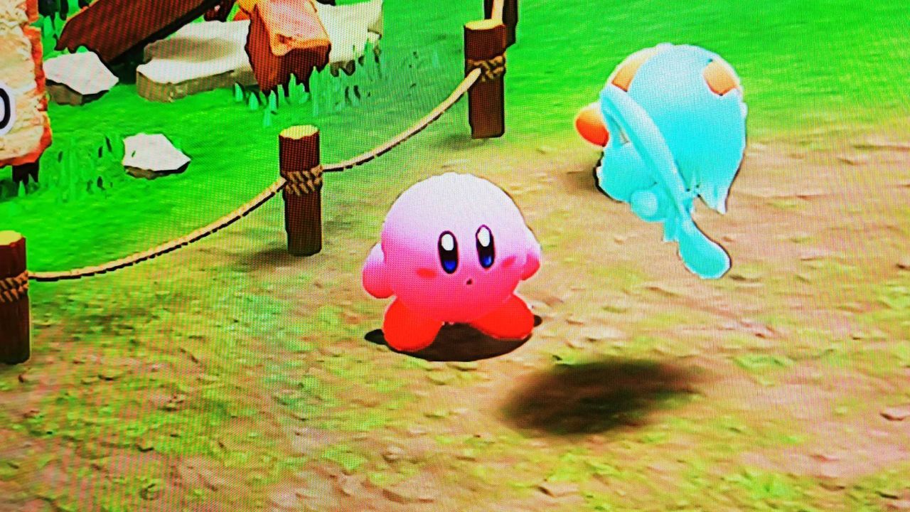 Kirby and the Forgotten Kingdom with mClassic switched on