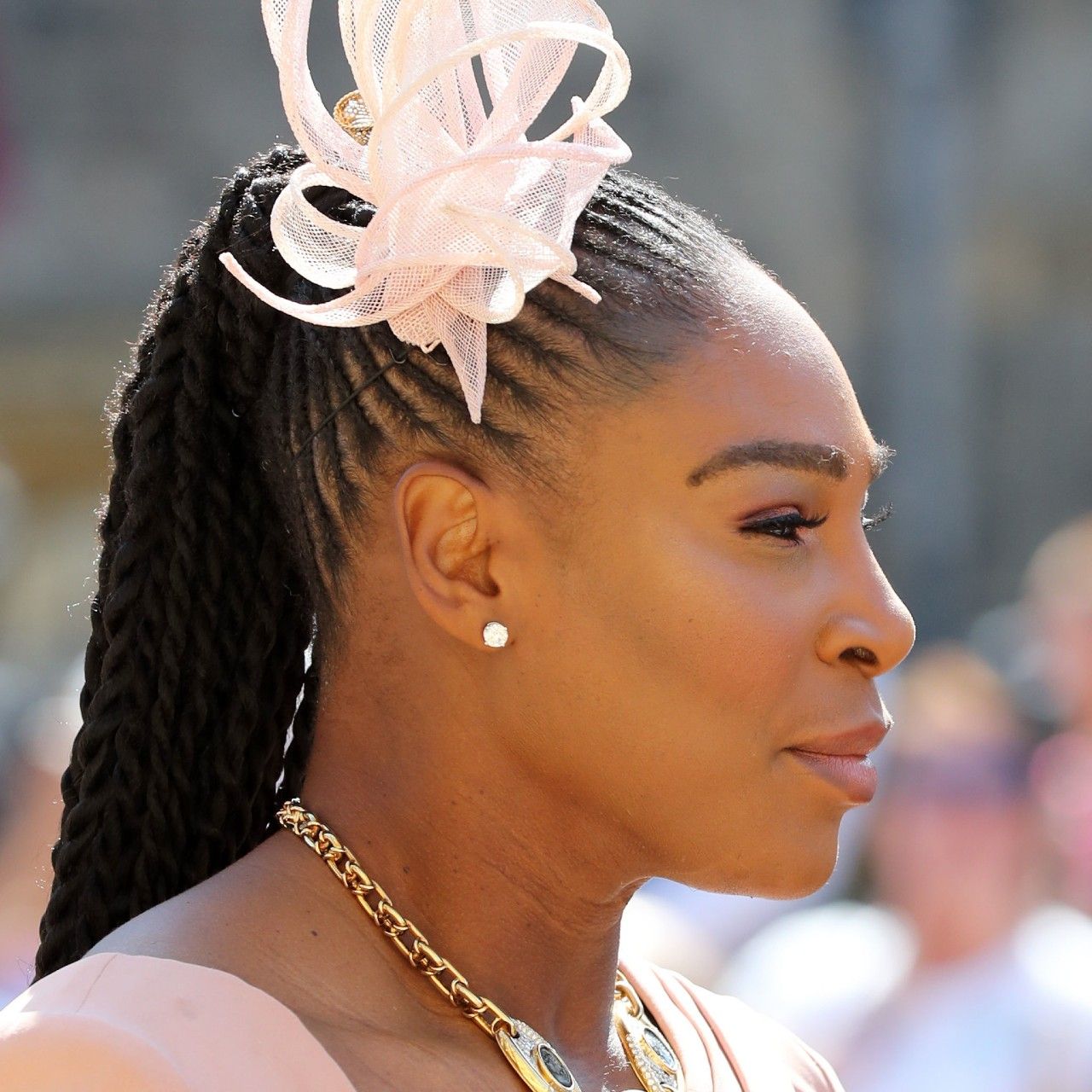 serena williams royal wedding hair