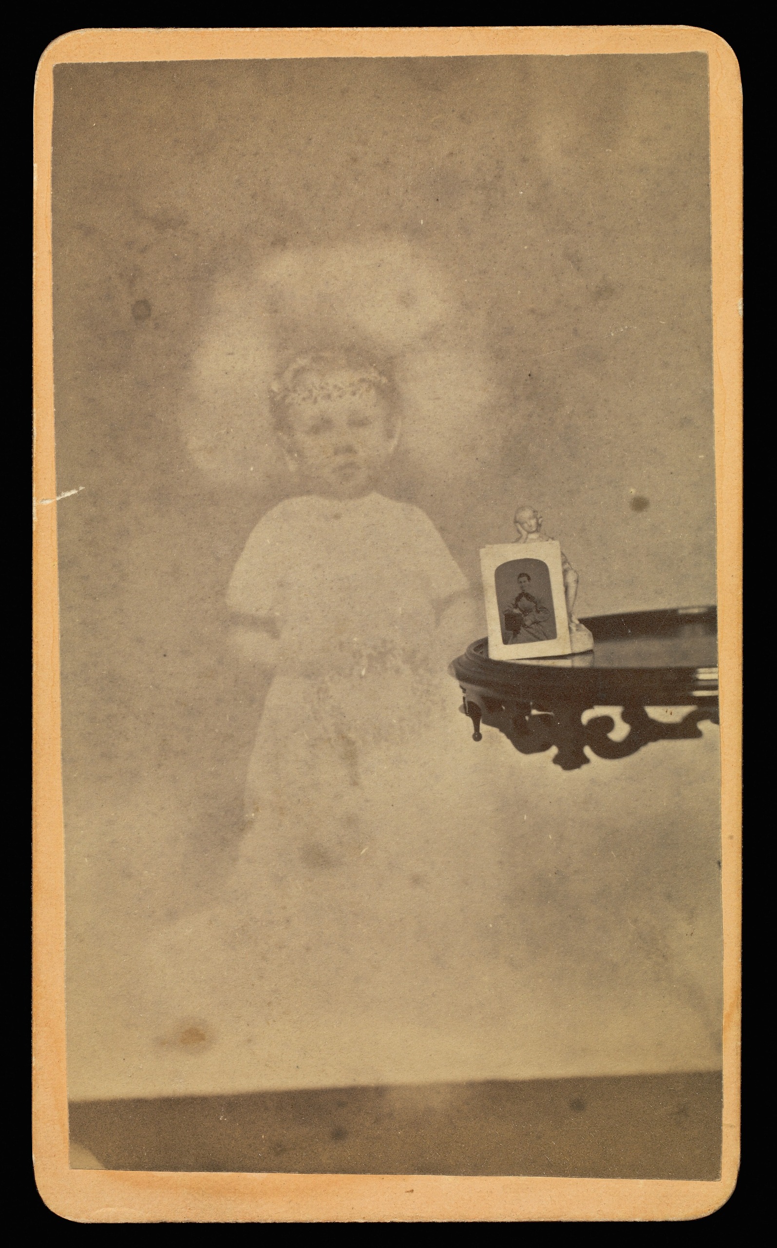 A spirit photograph by William H. Mumler