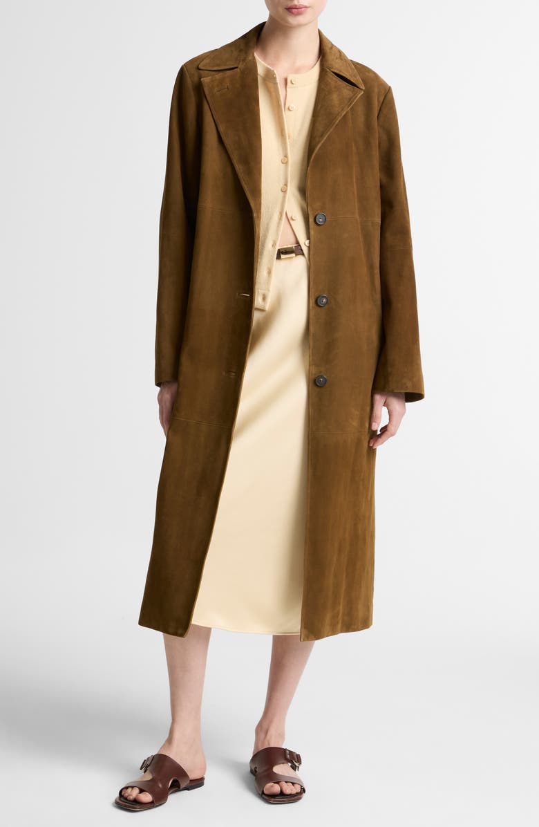 Long Suede Coat