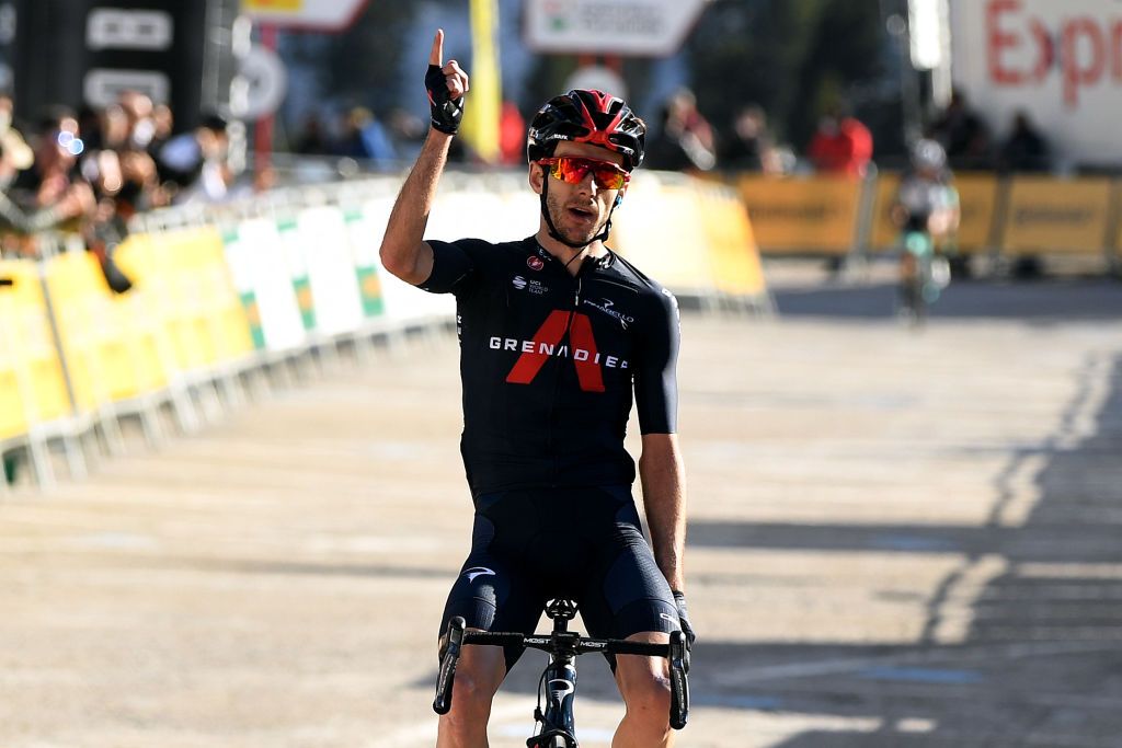 Adam Yates (Ineos Grenadiers) takes his first win for his new team on the Vallter 2000 climb of the Volta a Catalunya 2021