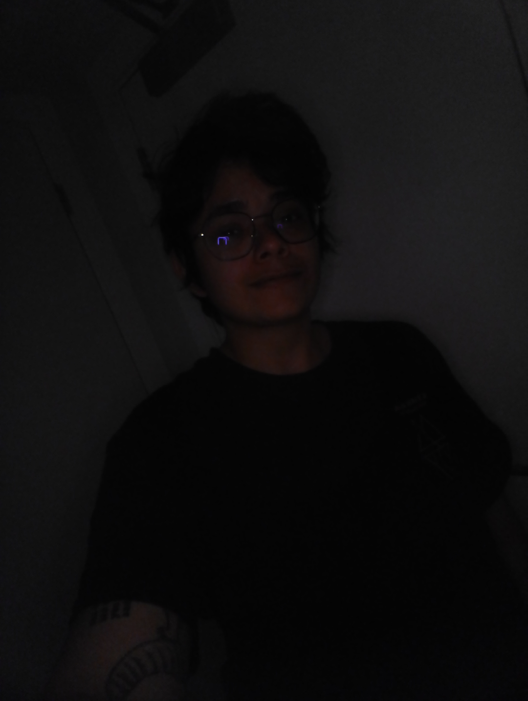 A selfie of a woman with short hair, taken on a myFirst Camera 50 smartphone camera for 5-12-year-olds