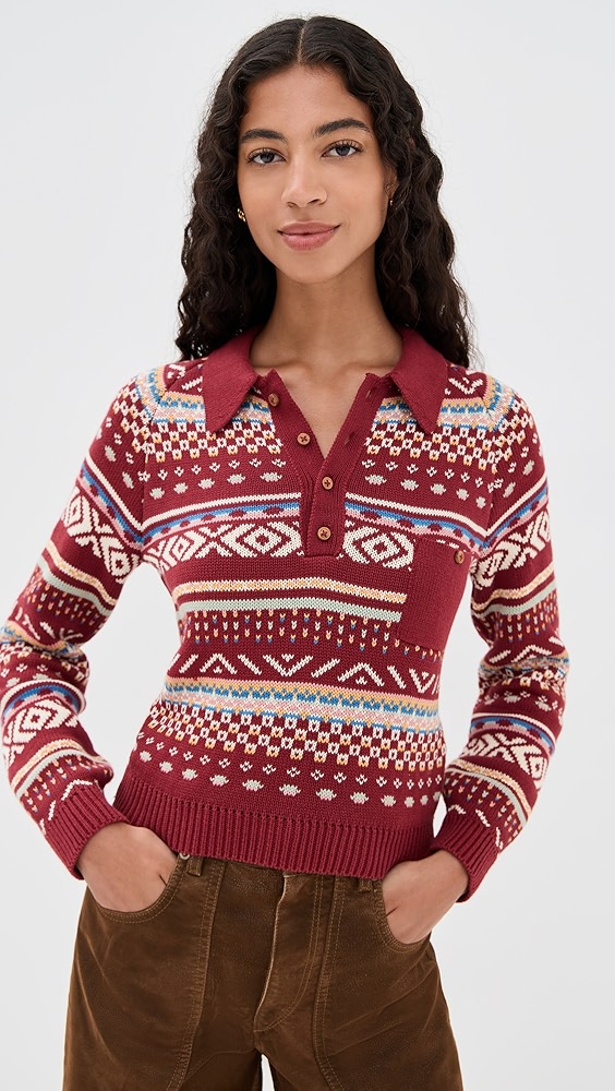 Alix of Bohemia Liza Mesa Fair Isle Top