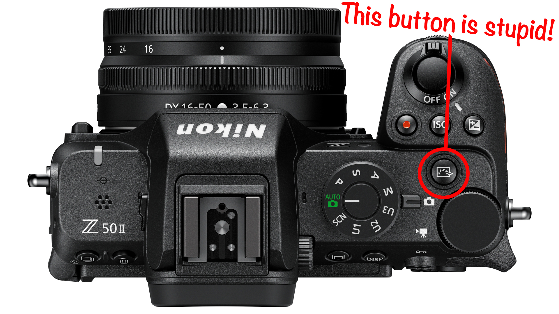 "I thought this new Nikon Z50 II button was stupid but I was proved wrong!"