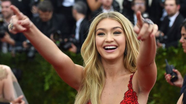 Gigi Hadid at a premiere