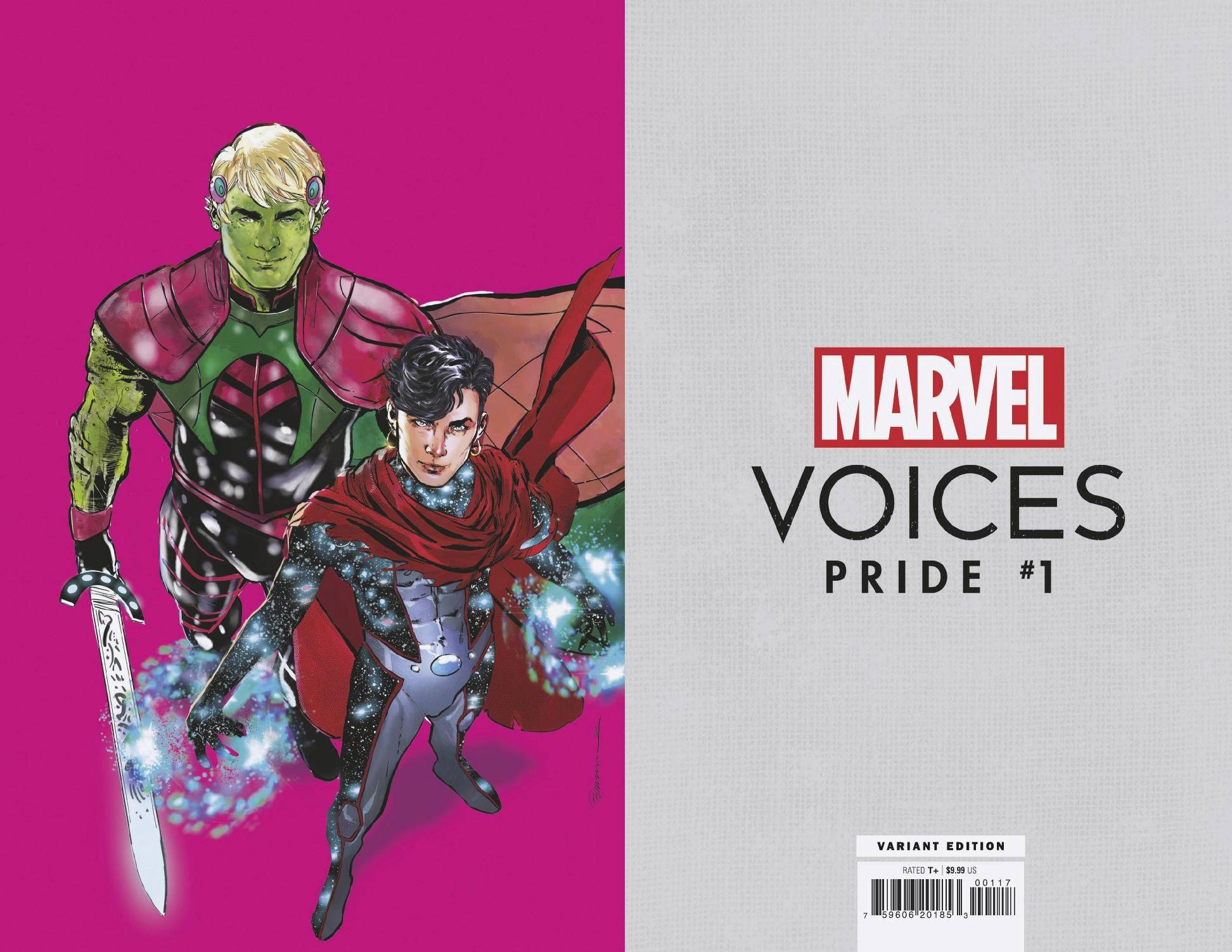 Marvel's Voices: Pride #1 covers