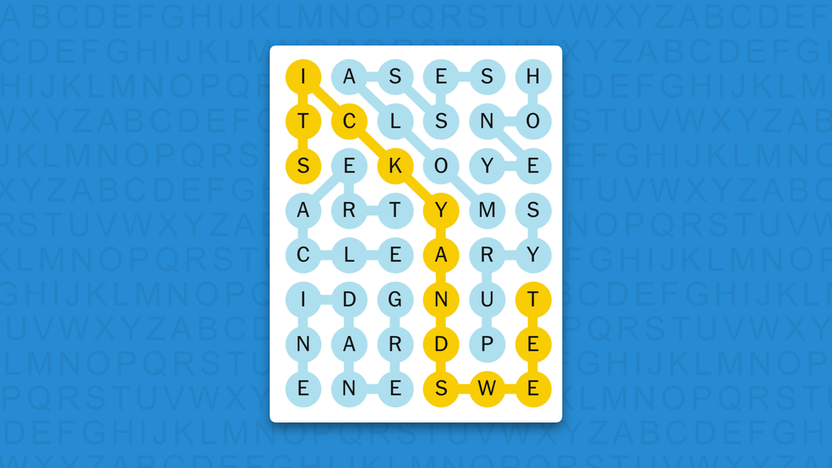 NYT Strands answers for game 951 on a blue background