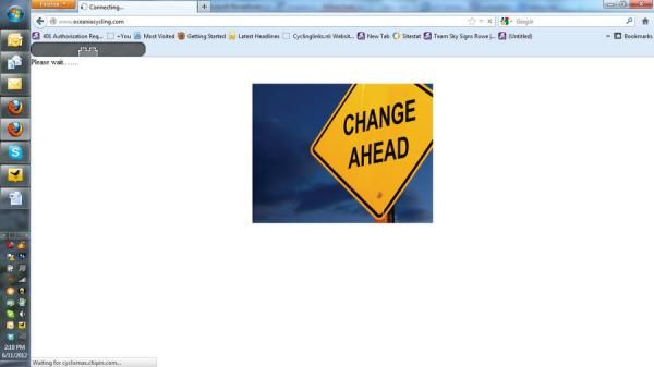 The re-direct in action