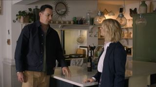 Nikki and Jack in her kitchen in Silent Witness season 27 episode 10