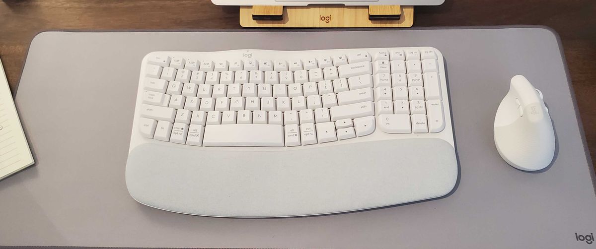 white keyboard