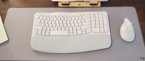 Hvidt tastatur