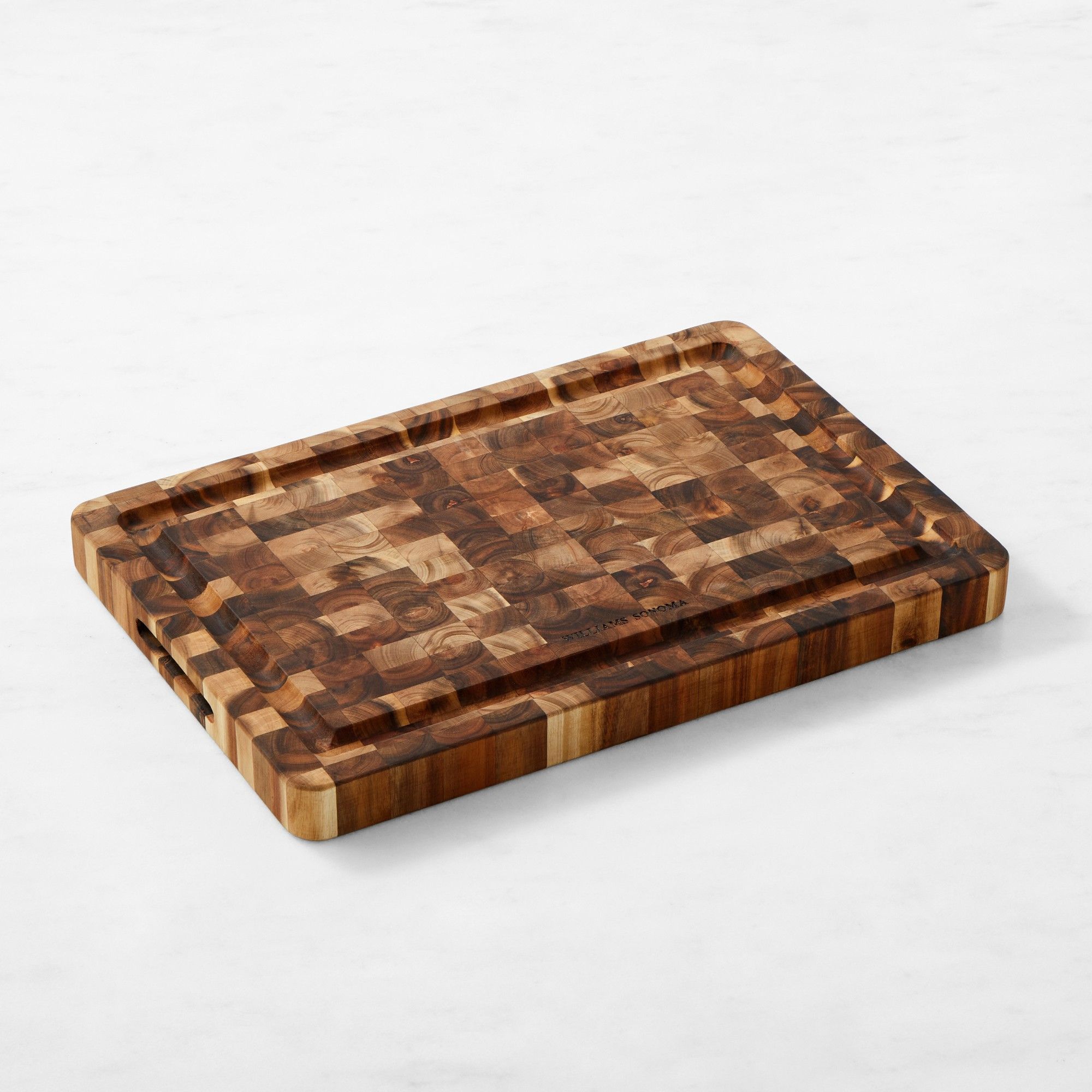 Williams Sonoma End-Grain Cutting &amp;amp; Carving Board, Acacia