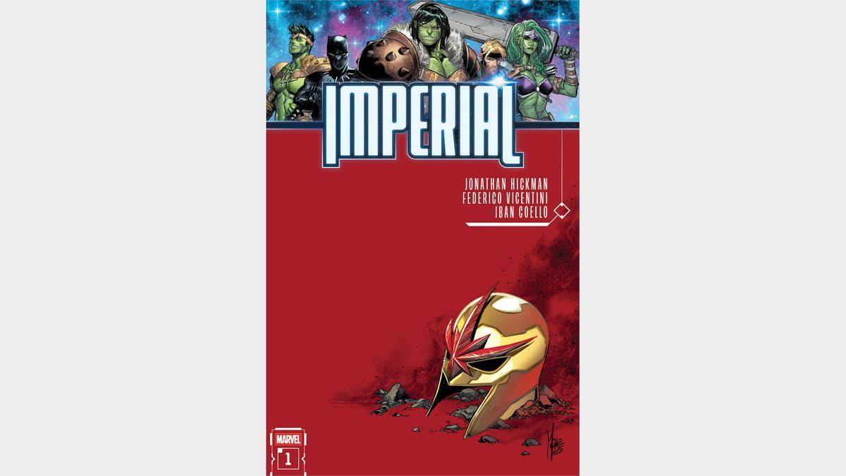 Nova's helmet laying among rubble