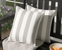 Pontoise Outdoor Striped 45 cm Cushion Cover (Set of 2) | Was £23.99, now £18