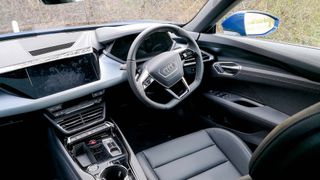 Audi e-tron GT front seat interior