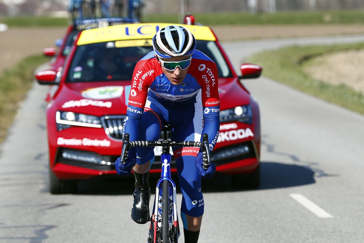 Fabien Doubey on stage 1 of Paris-Nice