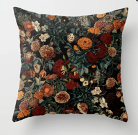 Exotic Garden throw pillow, Society6