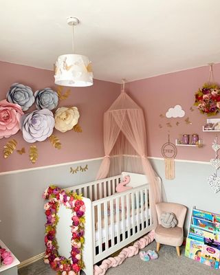 pink girls nursery