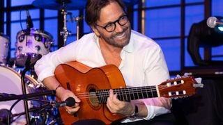  Al Di Meola performs during the Dolphin's Night 2019 on November 16, 2019 in Dusseldorf, Germany.