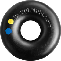 Goughnuts Durable Rubber Toy Dog Chew Toy Ring 
A full range of size options is available for different breeds. Made from high grade rubber.
Reasons to buy: Long lasting, safe, comes with a lifetime replacement guarantee
Reasons to avoid: Pricey