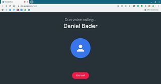 Google Duo Web Call
