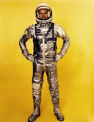 Gordon Cooper in Project Mercury Suit - 1959