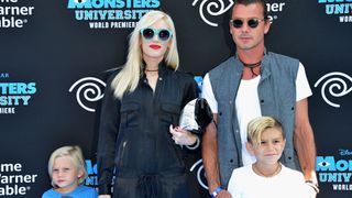 Gwen Stefani and Gavin Rossdale with their children