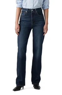 Levi's Ribcage High Waist Straight Leg Jeans (Women's)