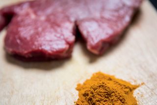 Beef provides iron, while turmeric fights inflammation